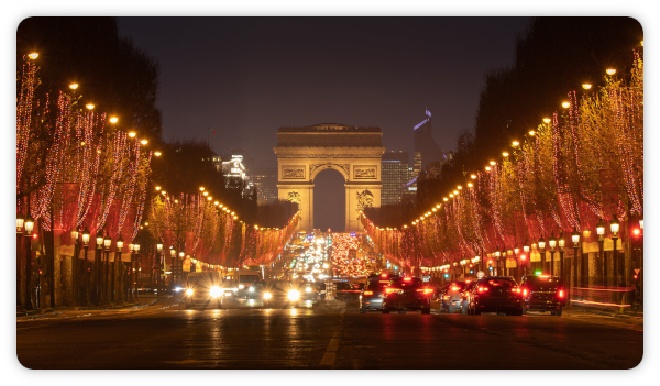 Natale a Parigi – Luminarie degli Champs Élysées